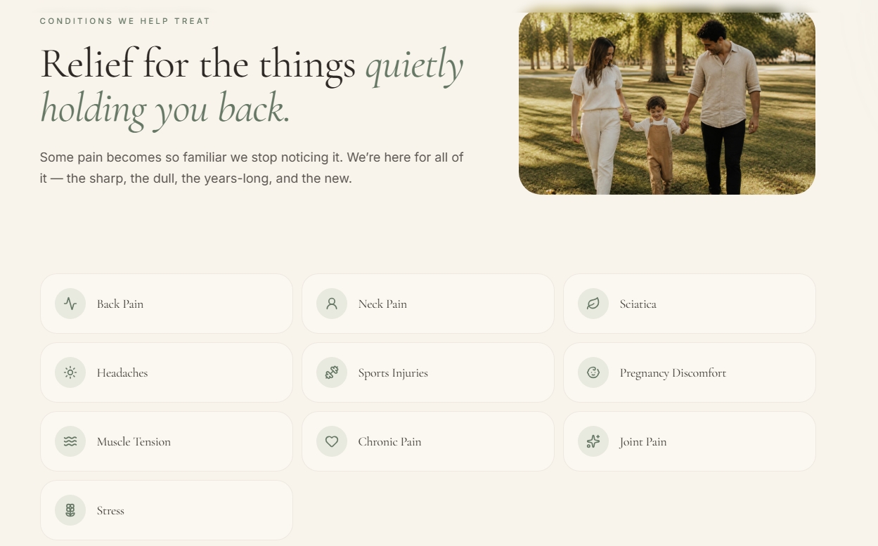 Superior Health & Wellness — conditions we treat
